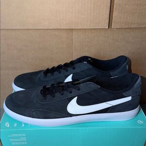 Nike SB Heritage Vulc Black White CD5010-003 Men’s Size 14